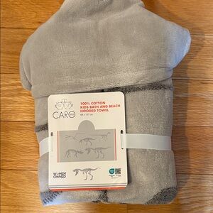 Caro Kids Hooded Dinosaur Bath and Beach Towel